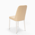 Design Stühle aus Kunstleder und Metall für Küchen Bars Restaurants Baden Light Modell