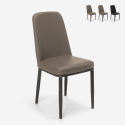 Design Stühle aus Kunstleder und Metall für Küchen Bars Restaurants Baden