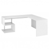 Moderne Eckschreibtisch Büro Design 180x160 cm weiß Vilnis Angebot