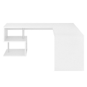 Moderne Eckschreibtisch Büro Design 180x160 cm weiß Vilnis Rabatte