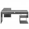 Eckschreibtisch Büro Modernes Design 180x160 cm Vilnis Dark Rabatte