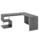 Eckschreibtisch Büro Modernes Design 180x160 cm Vilnis Dark Sales