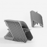 Stapelbarer Stuhl aus Kunststoff Design Bars Partys und öffentliche Veranstaltungen Nest 