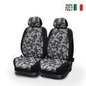Paar universelle Vordersitzbezüge Camouflage für Autos mit Kopfstütze Panzer Rabatte