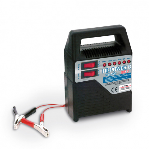 Tragbares Ladegerät Auto Motorrad mit LED-Anzeige 6/12 V Hi-Power 8 Aktion