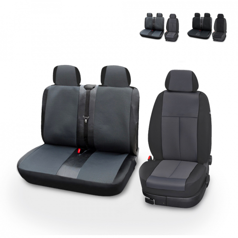 Universeller 3-Sitzer-Vordersitzbezug für Transporter Trotter Aktion