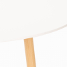 Runder Holztisch Design Holz 100cm Küchenbar Restaurant Moss Katalog