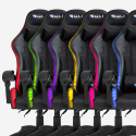 The Horde Gaming-Stuhl LED RGB ergonomische Büro Lendenkissen Kopfstütze  Eigenschaften