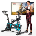 Minerva Heimtrainer Fit Bike Professioneller Fahrradtrainer 8kg 