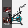 Minerva Heimtrainer Fit Bike Professioneller Fahrradtrainer 8kg 