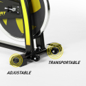 Athletica Professionelles Fit Bike für Indoor Cycling mit 10kg Schwungrad Auswahl