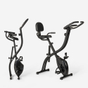 Conseres Platzsparender faltbarer Fahrrad-Heimtrainer 2in1 Fitness Rückenlehne Sensoren  Eigenschaften