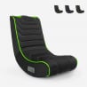 Floor Rockers ergonomischer Gaming-Stuhl mit Bluetooth-Musiklautsprechern Dragon Verkauf
