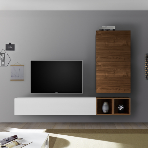 Modernes modulares Design Wohnzimmer TV-Wandsystem Infinity 93