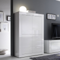Sideboard Anrichte Wohnzimmer Küche 4 Türen Hochglanz Weiß Novia Wh Basic Aktion
