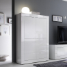 Sideboard Anrichte Wohnzimmer Küche 4 Türen Hochglanz Weiß Novia Wh Basic Aktion
