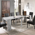 Ausziehbarer Esstisch Konsole 79x54-252cm grau Margaret Aktion