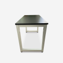 Rechteckiger Schreibtisch Schreibtisch Modernes Design Metall 120x60 Louisville Angebot