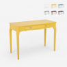Shabby Chic Holz Eingangsmöbel Schreibtisch Konsole 106x47cm Toscano 