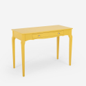 Shabby Chic Holz Eingangsmöbel Schreibtisch Konsole 106x47cm Toscano 