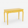 Shabby Chic Holz Eingangsmöbel Schreibtisch Konsole 106x47cm Toscano 
