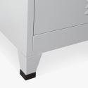 Schließfächer mit 6 Fächern und Schloss 90x45 H180 Schliessfachschrank Etna Light Katalog