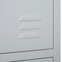 Schließfächer mit 6 Fächern und Schloss 90x45 H180 Schliessfachschrank Etna Light Lagerbestand