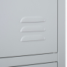 Schließfächer mit 6 Fächern und Schloss 90x45 H180 Schliessfachschrank Etna Light Lagerbestand