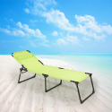 4er Set Liegestühle Strandliegen Sonnenliegen aus Aluminium für Garten und Strand  Mauritius Preis