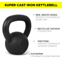 Eisen Kettlebell Gewicht 6 kg Kugelgriff Cross-Training Fitness Kotaro Verkauf