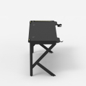Gaming-Schreibtisch 120x60cm LED Carbon ergonomischer Kopfhörerhalter Sportbot LED 120 Auswahl