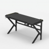 Ergonomischer LED-Gaming-Tisch 160x60cm Carbon-Kopfhörerhalter Sportbot LED 160 Kauf