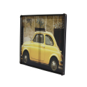 Automobil-Leinwandbild mit Metallrahmen 80x60cm Cinquecento Angebot