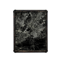 Leinwandbild Weltkarte mit Metallrahmen 60x80cm Satellite Map Verkauf