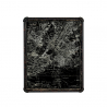 Leinwandbild Weltkarte mit Metallrahmen 60x80cm Satellite Map Verkauf