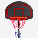 Tragbarer Basketballkorb mit Rädern, höhenverstellbar 160 - 210 cm LA Rabatte