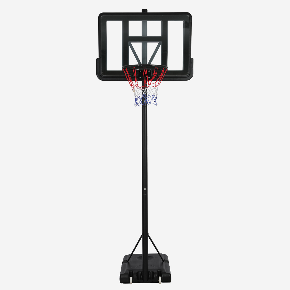 Professioneller tragbarer Basketballkorb, höhenverstellbar 250 - 305 cm NY