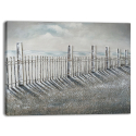 Handgemaltes Landschaftsbild auf Leinwand 120x90cm Fence Verkauf