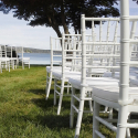 Stuhl in Weiß Vintage Style für Catering Bar Restaurants und Küchen Chiavarina Verkauf