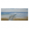 Landschaft Natur handbemaltes Leinwandbild 110x50cm Spiaggia