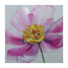 Handgemaltes Blumenbild auf Leinwand 40x40 cm Peony 1 Verkauf
