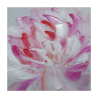 Handgemaltes Blumenbild auf Leinwand 40x40cm Peony 2 Verkauf