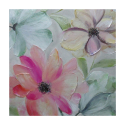 Handgemaltes Blumenbild auf Leinwand 40x40cm Spring Verkauf