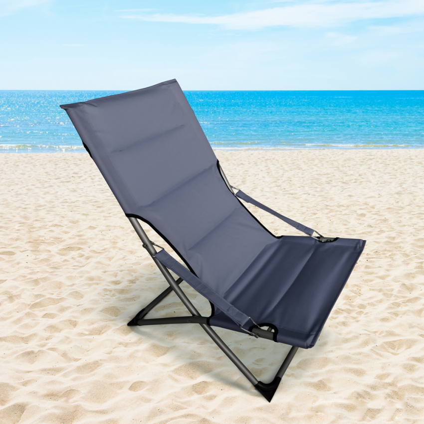 Klappbarer Strandkorb für Strand, Meer, Garten Canapone