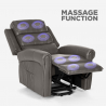 Elektrischer Massagesessel mit Heizfunktion und Lift mit Rädern Isabel