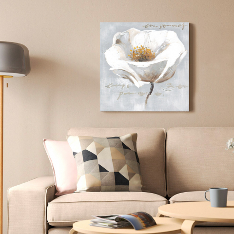 Handgemaltes Blumenbild auf Leinwand 40x40cm Keep My Sunlight Aktion
