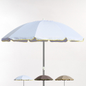 Sonnenschirm mit Neuen Farben Windschutz Schwer Baumwolle Rom Natur Limited Edition Aktion