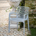 Grand Soleil Gruvyer Arm Polypropylen Stühle mit Armlehnen Garten Bar  