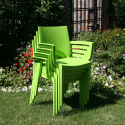 Stühle mit Armlehnen Polypropylen Garten Terrasse Restaurant Bar Grand Soleil Paris