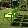 Stühle mit Armlehnen Polypropylen Garten Terrasse Restaurant Bar Grand Soleil Paris